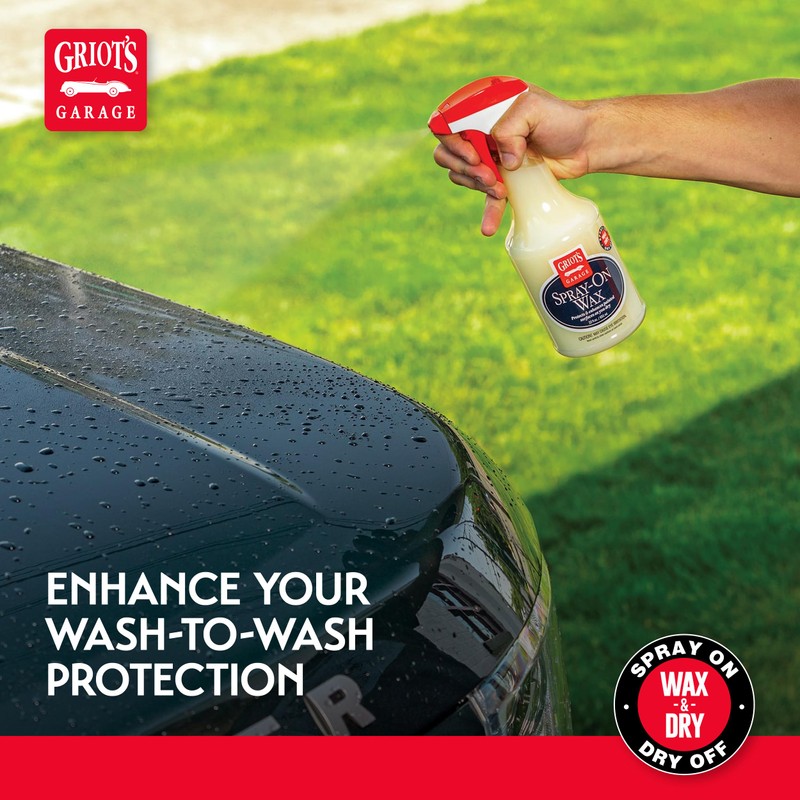 Griot’s Garage Spray-On Wax for Car Detailing, Auto Paint Protection