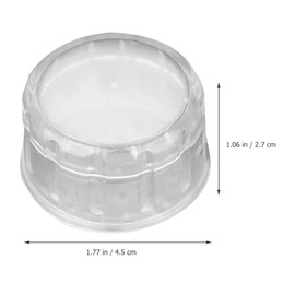 STOBAZA 10pcs Cocktail Shaker Caps of Plastic Shaker Cup/Bo-ba Bubble Milk Tea Shaker Cup Cap Replacement Lids for 500cc (16 oz) 700cc (24 oz) 1000cc (33 oz) Shaker