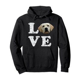 I Love My Yellow Lab Hoodie | Labrador Retriever Dog Gift Pullover Hoodie