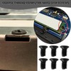 ECSiNG Pack of 100 Black Countersunk Screws with Flat Phillips