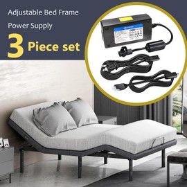 T POWER Ac Dc Adapter for Lucid L150 L300 L600 Adjustable Bed Frame Charger Cable 29V Base Full, Queen, King Size Head and Foot Incline Charger Power Supply Cord