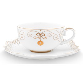 Pip Studio Cup and Saucer Royal Winter White 225 ml