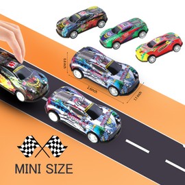 soi-meme 27 Pack Pull Back Cars for Kids,Mini Vehicles Toy Bulk Party Favor Race Cars Toys,Classroom Treasure Box, Goodie Bag Stuffers, Pinata Fillers for Boys Girls Toddlers Birthday Party