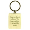 Man of God Prayer Bronze Tone 1 inch Zinc Alloy