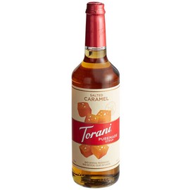FixtureDisplays Torani Puremade Salted Caramel Flavoring Syrup 750 mL Glass Bottle 880602495
