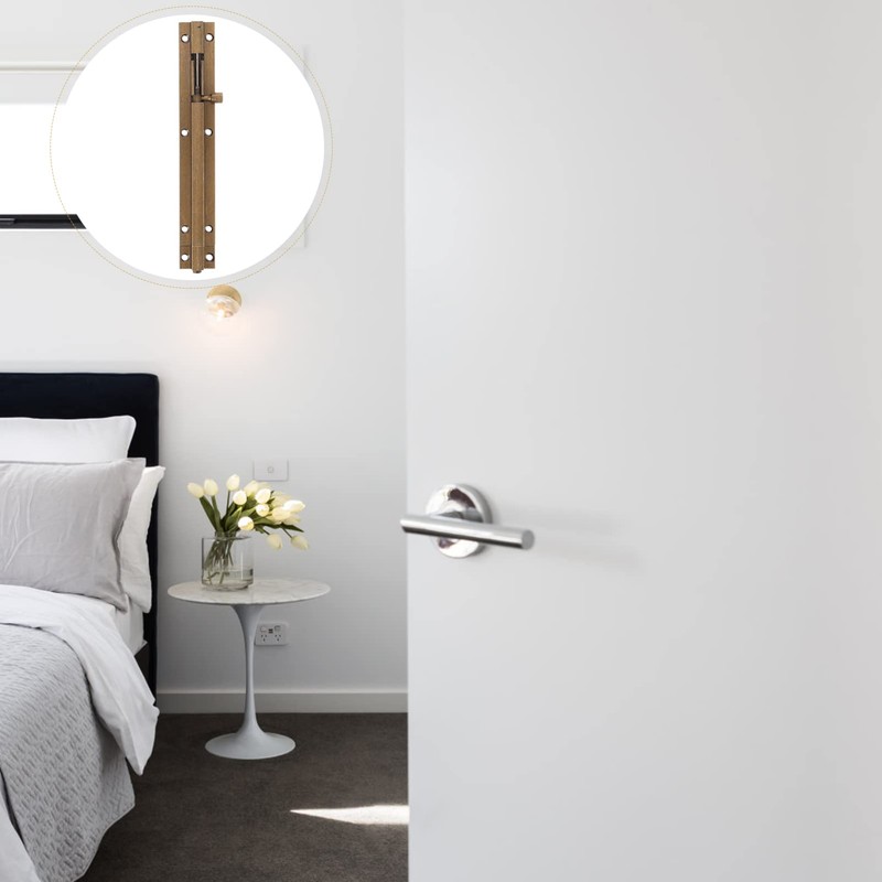 Beavorty Antique Bronze Pin Door Latch Lock Security Latch for