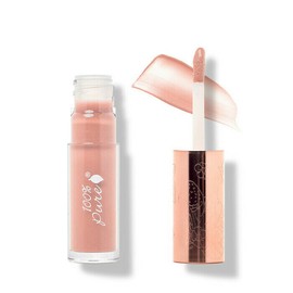 100% Pure Cosmetics Fruit Pigmented Lip Gloss, Pink Caramel 4.17ml