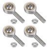sourcing map 4pcs SA8T/K 8mm Rod End Bearing M8x1.25 Male
