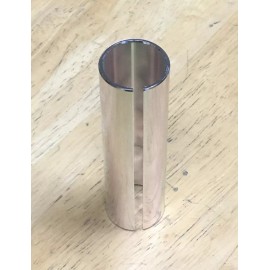 Unbranded New Bicycle Seat Post Shim 22.2mm to 25.4mm, 90mm Length, Silver