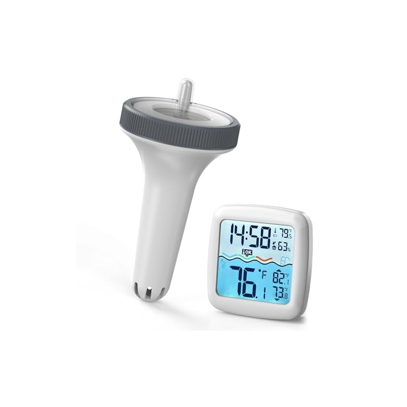 Viveneat Pool Thermometer Floating Easy Read - IPX8 Swimming Pool