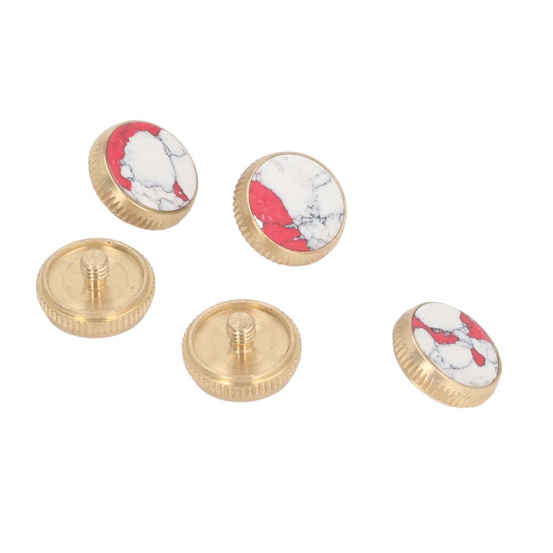 5Pcs Trumpet Finger Buttons Valve Caps Cover Replacement Maintenance Accessories