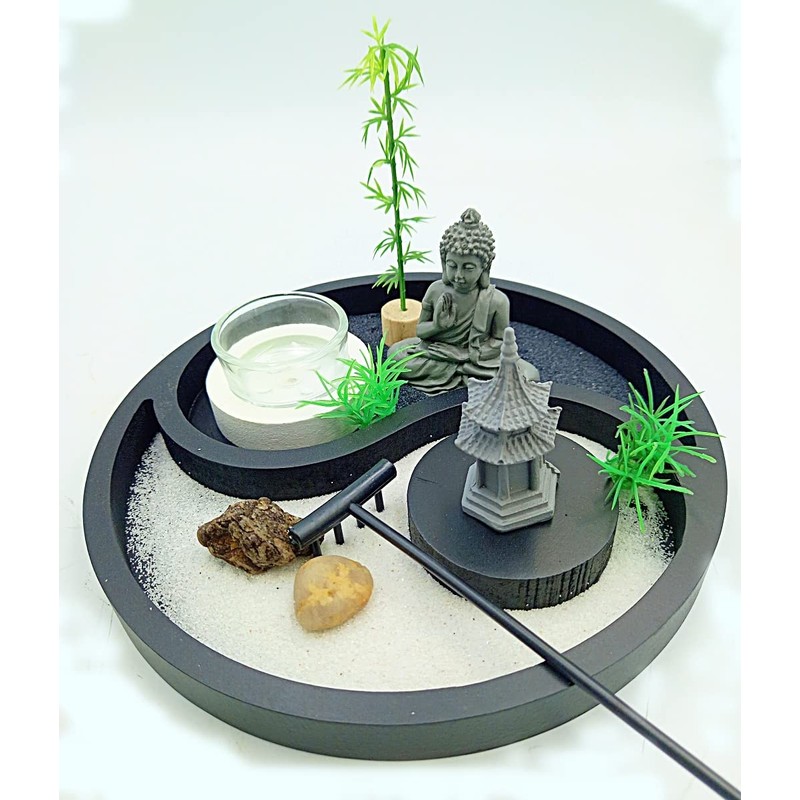 Inspirational Gifting Buddha Garden Kit - 20cm diameter Japanese Buddha