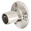 90 Degree Boots Handrail, Round Base 316 Stainless Steel Hardware