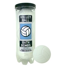 Volleyball Bath Bombs - 3 Pack - Gifts for Team, Girls, Teens, Accessories for Teen Girls, Coach, Gear