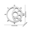 EUBEISAQI Multi Wrench Tool | Outdoor Maintenance Wrench,Portable Stainless Multi