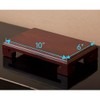 ChinaFurnitureOnline Chinese Wooden Stand, 10 Inches Rectangular Display Pedestal