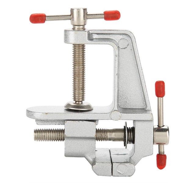Fdit Aluminium Alloy Mini Table Clamp Portable Small Bench Vice
