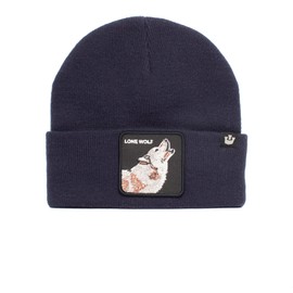 Goorin Bros. Beanie Wolf Man Lone Wolf Dark Navy Dark Blue, blue