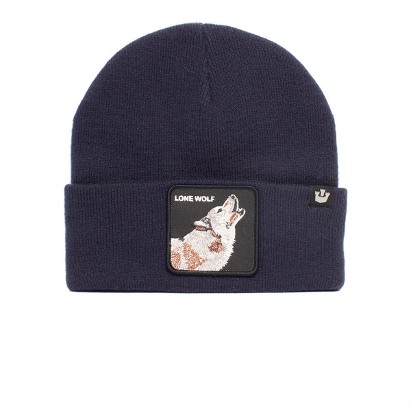 Goorin Bros. Beanie Wolf Man Lone Wolf Dark Navy Dark
