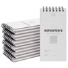 Juvale Reporters Notebook Pack - Top-Bound Notebook & Steno Pad