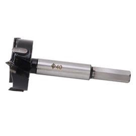 Brocas Para Madera, Avellanador Para Madera, Broca Forstner de 3 flautas, broca perforadora de carburo cementado de 40mm para carpintería Broca Para Agujeros Forstner