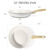 GiPP Ceramic Nonstick Frying Pan - 12 Inch Healthy Non-Toxic