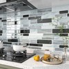 FunStick Marble Peel and Stick Backsplash for Kitchen 12"x12" Removable
