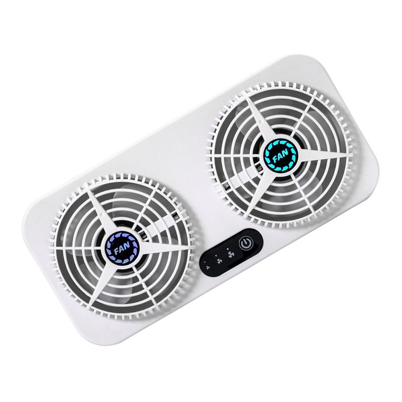 2.4V 5W Car Ventilation Fan USB Interface Portable 3 Speeds