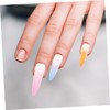 Minkissy 24pcs Gradient Nails for Nail Art Tips for Prom