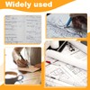 10pcs Replacement Black Pen Refills 0.5mm Black Ink Pen Refills,