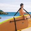 runrayay Black Paddleboard Carry Strap, Adjustable Heavy Duty Shoulder Strap