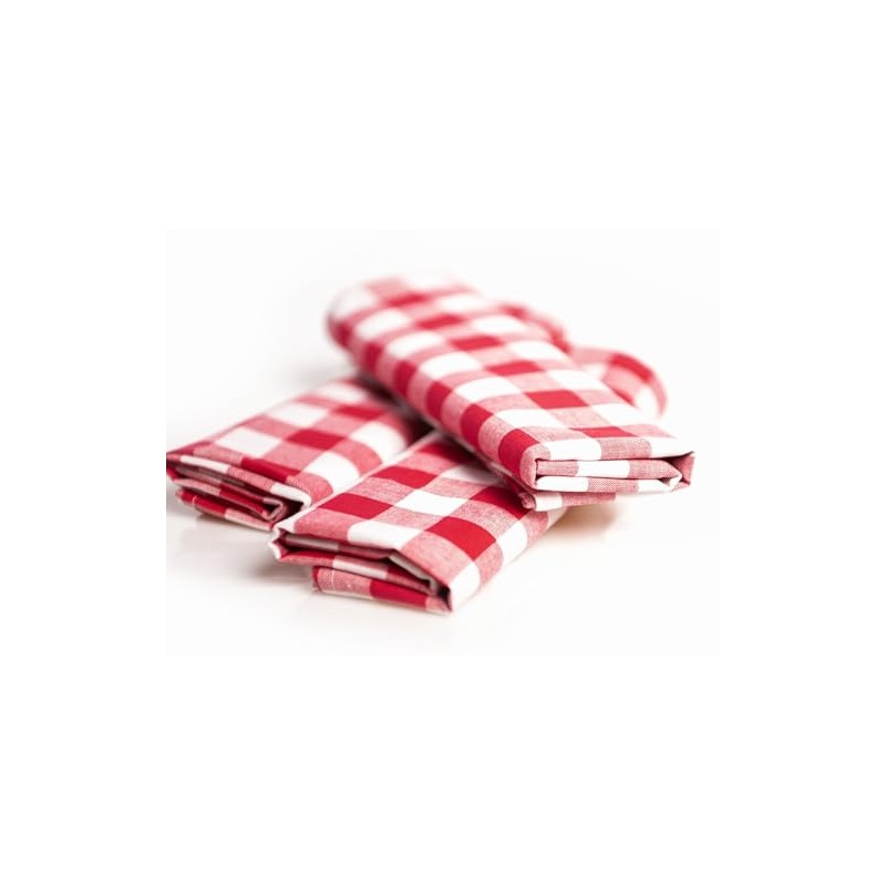 texpot Country House Napkins 50 x 50 cm Red /