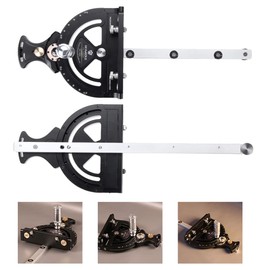 HONGDUI HD-TB01 Precision Miter Gauge 0-70 Degree Woodworking Table Saw Push Handle 70 Angles Assembly Angle Ruler with Quick 0°