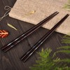 5Pairs Chopsticks Simple Reusable Wooden Pointed Chopsticks Natural Environmentally Friendly