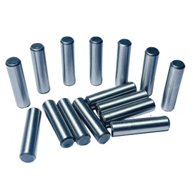 ZDingTech 15PCS 1/4 x 1 Dowel Pins,1/4 inch x 1 inch Metal Dowel pins,Shelf Pegs 1/4 inch,Bearings Alloy Steel pins Wood Bunk Bed Dowel Pins 1/4 Shelf Pins 1/4 inch Metal pins,Shelf Support Pegs