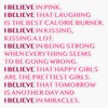 Audrey Hepburn I Believe In Pink Quote Bumper Sticker Vinyl