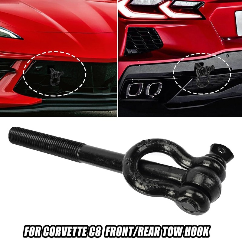 BILLFARO Tow Hook,Alloy Steel Front Rear Bumper Mid Engine Trailer