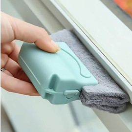 Joyzan Window Groove Cleaning Brush, Magic Sliding Door Track Cleaner Handheld Multifunction Crevice Tools Set Replacement for Sill Tile Lines Shutter Car Vents Keyboard Small Spaces Clean Lides Gaps