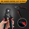Ferrule Crimping Tool Kit,Wire Ferrule Kit Crimper Connectors，4 corners Self-adjustable