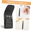 Baluue 1set Stainless Steel Salon Tweezers Precision Eyebrow Hair Removal