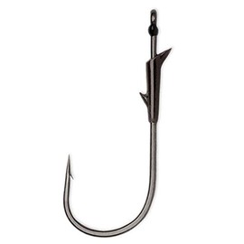 VMC, Flippin' Hook, 3/0 Hook Size, Black/Nickel, Package of 5 (FL#3/0BNPP)