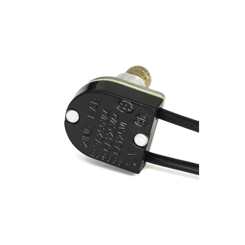 Zing Ear ZE-106 E89885 2 Wire Rotary Lamp Switch Replacement