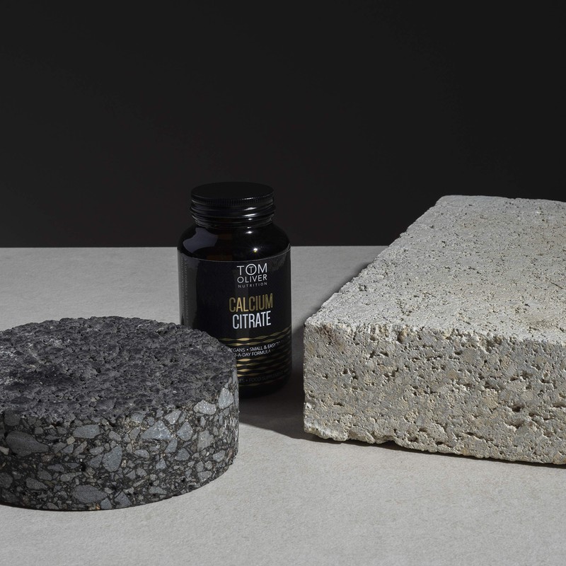 Tom Oliver Nutrition - Calcium (Citrate) - Highly Absorbable Calcium