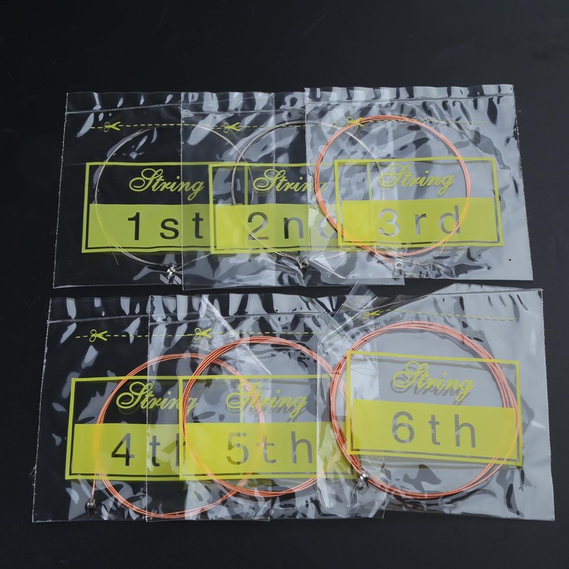 Pack Of 6pcs Acoustic Guitar Practice Part Professional 6 Strings