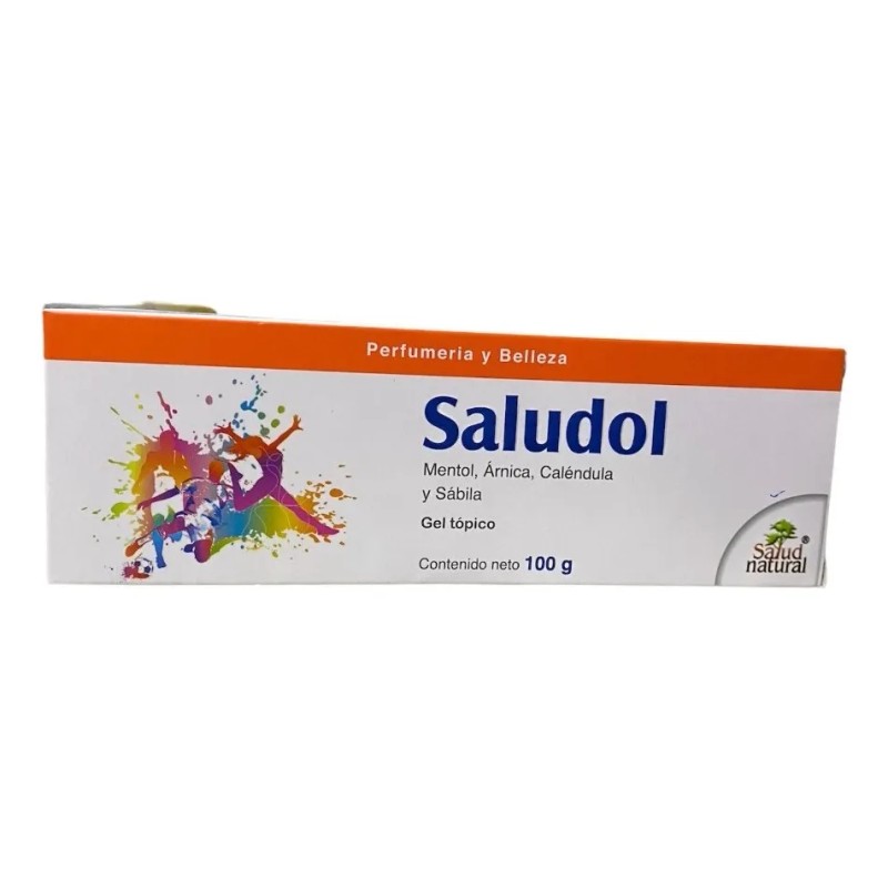 Saludol Gel con Mentol, Árnica, Caléndula y Sábila, Alivia Tensión