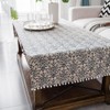 COMFEELING Coffee Table Cloth Rustic Style Living Room Center End