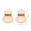 10Pcs Boxwood Carving Accessories Lucky Bag Boxwood Pendant DIY HandMade