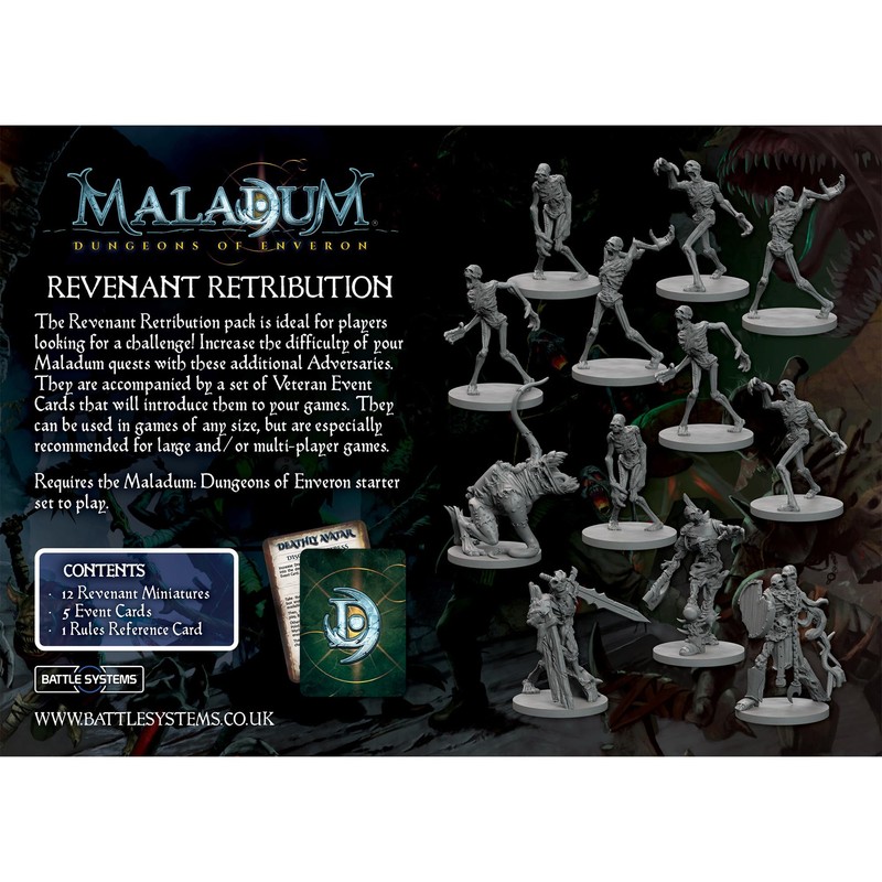 Battle Systems Maladum Revenant Retribution Expansion