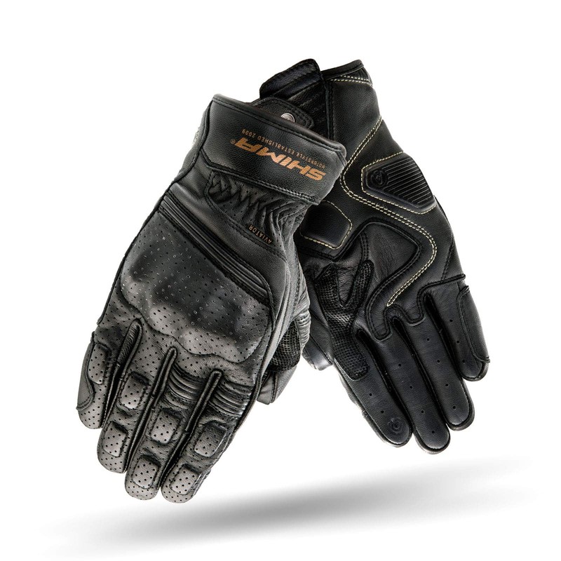 SHIMA Aviator Men's Leather Motorcycle Gloves Custom Summer Motorcycle Gloves