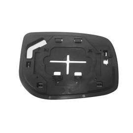 ROADFAR Side View Mirror Glass Replacement LH/DRIVER Side Mirror Glass Compatible with 2007-2012 For Toyota YARIS W/O HEATED Chrome Flat Driver Side Door Mirror Glass W/PLATE 87961-52660